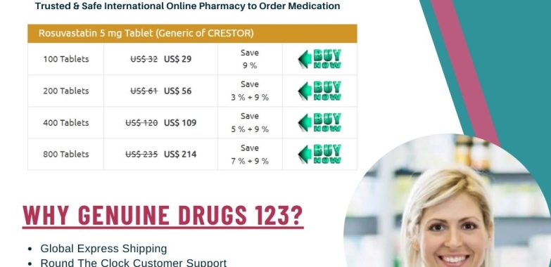 Rosuvastatin Crestor: Available for Get Online