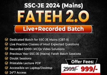 How do you prepare for SSC JE 2024 Mains Exam