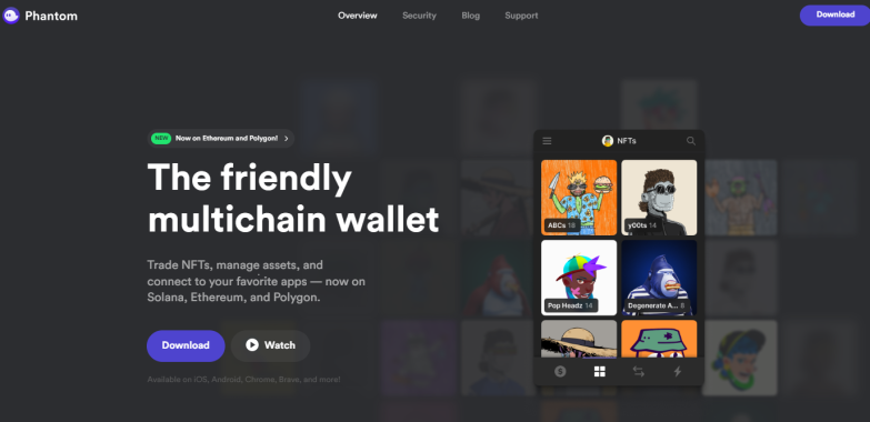 Phantom Wallet Extension for Chrome, Safari and Firefox