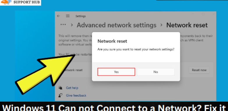 Windows 11 Can not Connect to a Network Fix it