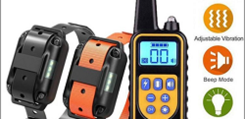 ELECTRIC DOG TRAINING COLLAR 800M WATERPROOF REMOTE CONTROL LCD VIBRATION SOUND