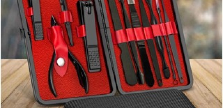 12 Pieces Manicure Pedicure Nail Care Set Cutter Clippers Tool Kit For Women Men