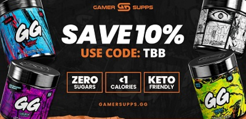 Save 10% on GamerSupps GG Energy – Use Code TBB