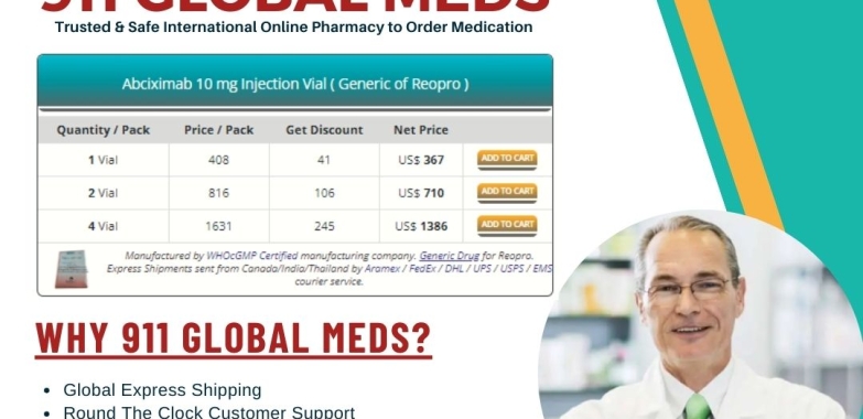 Secure Your Health: Buy REOPRO (Abciximab) Injection Vials Online
