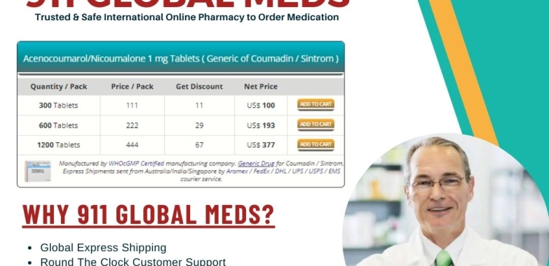 Secure Your Health: Order COUMADIN, SINTROM, Acenocoumarol, and Nicoumalone Tablets Online