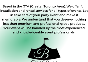 Find the Best Service Provider of Outdoor Tents in Toronto