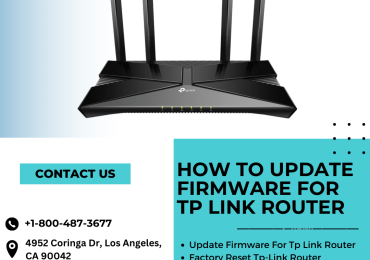 Update Firmware of Tp-Link Router| +1-800-487-3677