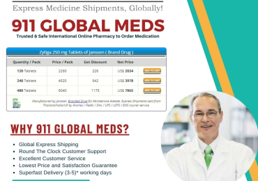 ZYTIGA / Abiraterone Acetate Available for Get Online