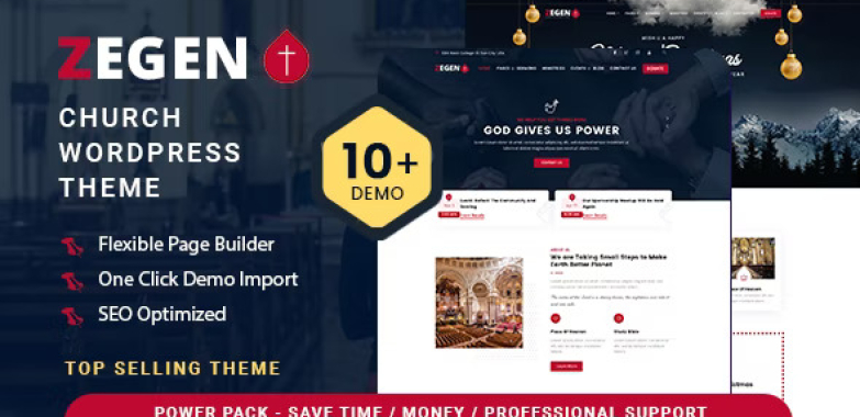 Popular & Top Selling Church WordPress Theme 2023
