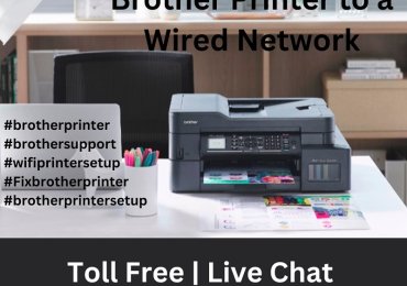 How To Connect a Brother Printer To a Wired Network | +1-877-372-5666 | Brother Support