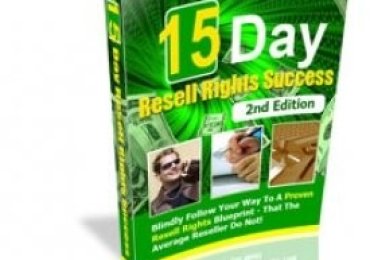 15 Day Resell Rights Success 2nd Edition