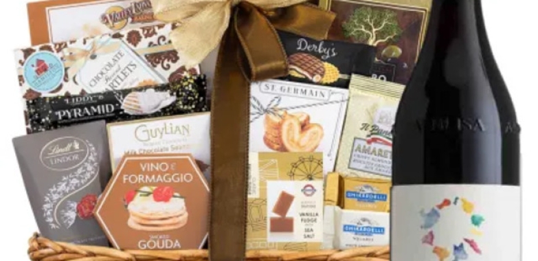 Order Online and Celebrate with Italian Wine Gift Basket in Boston