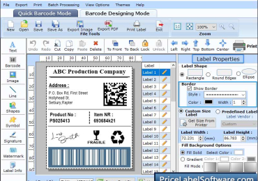 Barcode Label Software for Mac