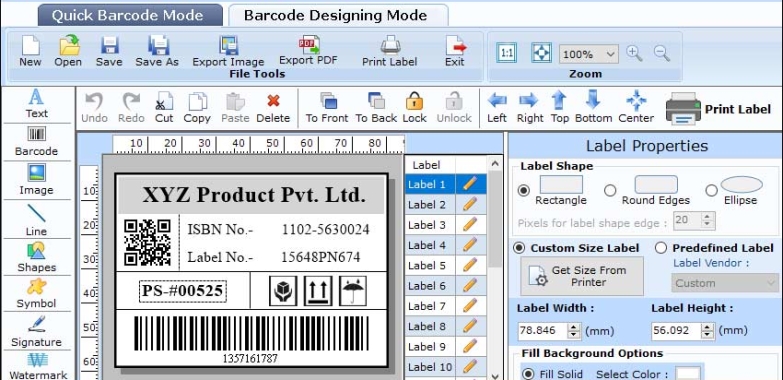 Professional Barcode Software