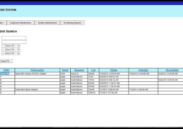 Software for purchase orders online