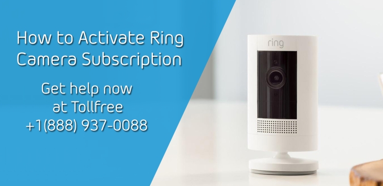 Ring Camera Subscription Activation Guide | +1-888-937-0088