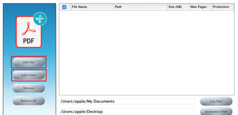 PDF Splitter Tool for Mac