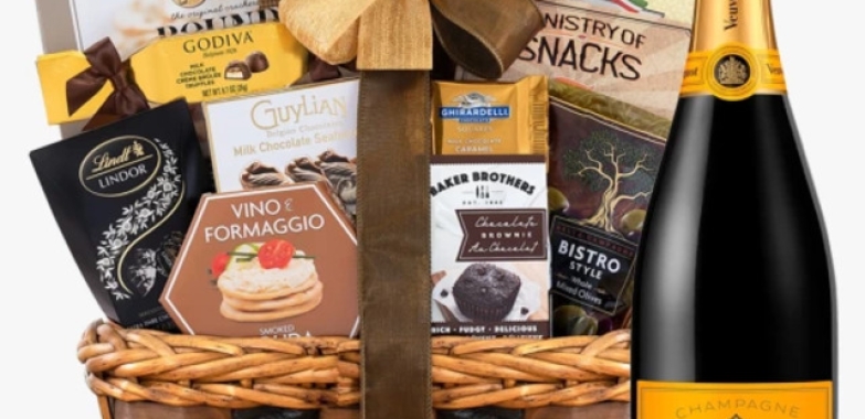 Luxurious Veuve Clicquot Gift Baskets from DC Wine & Spirits