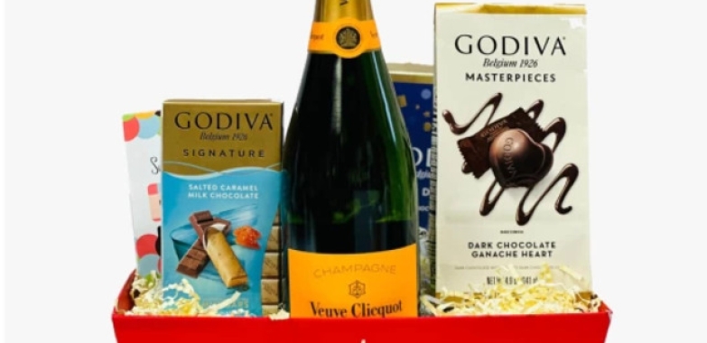 Buy Congrats Champagne Gift Basket from DC Wine & Spirits