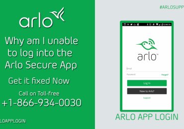 Why am I unable to log into the Arlo Secure App | +1-866-934-0030