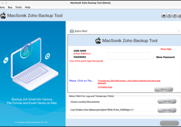 Zoho Backup Tool for Mac